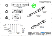 AMPHENOL SP-4-F - разъем кабельный Speakon, 4 контакта, корпус из термопластика (контакты под винт)