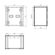 Рэковый кейс RC9-480-16U