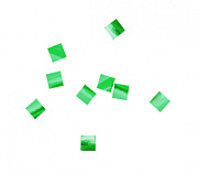 Конфетти металлизированное 6х6мм зеленое Конфетти металлизированное 6х6мм зеленое