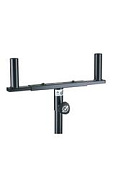 K&M 24105-000-55 держатель для 2-х АС, на стойку, чёрный