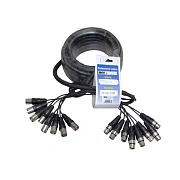 INVOTONE DC08/10M - аудио мультикорная система веерный хвост 8 входов, 10 метров