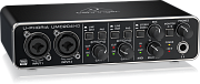 BEHRINGER UMC204HD - аудиоинтерфейс USB, 2входа, 4 выхода, микр. предусилители MIDAS, 24-Bit/192 kHz