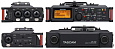 TASCAM DR-70D Tascam DR-70D 4 канальный портативный аудиорекордер для DSLR камер , WAV/BWF 44.1/48/96kHz, 16/24-bi