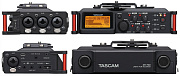 Портативный 4 канальный аудиорекордер для DSLR камер TASCAM DR-70D Tascam DR-70D, WAV/BWF 44.1/48/96kHz, 16/24-bi