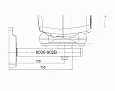 GENELEC 8000-902B крепление на экономпанель для мониторов 8010-8030, 8320-8330, 8331. Без верхней площадки