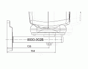 GENELEC 8000-902B крепление на экономпанель для мониторов 8010-8030, 8320-8330, 8331. Без верхней площадки
