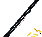 Одноразовый ствол 80см конфетти 17х55 Золото Одноразовый ствол 80см конфетти 17х55 Золото