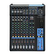 YAMAHA MG12 - микшерный пульт 6 микр./12 лин. вх.(4 моно+4 ст.), 2 груп.шины+1 ст.шина / 2 шины AUX