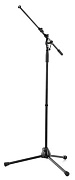 K&M 21090-300-55 микрофонная стойка "журавль", телескопическая стрела, черная, 900-1605 мм