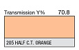 Светофильтр LEE Filters №205 Half C.T. Orange