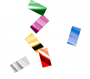 Конфетти металлизированное 10х20мм мульти Конфетти металлизированное 10х20мм мульти