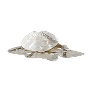 BOSS BPK-12-WM - медиаторы Medium Celluloid White Pearl, 12 штук