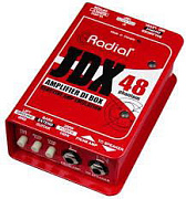 Radial JDX48 активный директ-бокс (48V phantom) для с гитары и баса, вход TRS, выход XLR