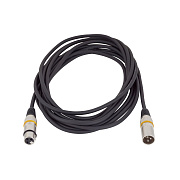 Rockcable RCL 30355 D7 Микрофонный кабель XLR(M) XLR( F) 5 м Металл. корп.