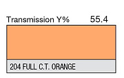 Светофильтр LEE Filters №204 Full C.T.orange