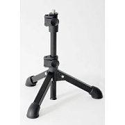 K&M 23150-100-55 настольная микрофонная телескопическая стойка, тренога, чёрная, 230-430 мм