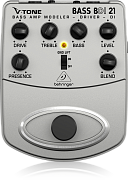 Behringer BDI21 педаль моделирования басовых усилителей/предусилитель для прямой записи/DI-box