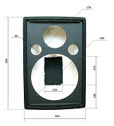 ES-ACOUSTIC 15LA - корпус акустической системы под динамик 15' и ВЧ драйвер с рупором