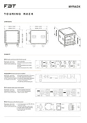 FBT MYRACK - рэк с усилителями и дистрибьюторами питания для управления линейным массивом MYRA