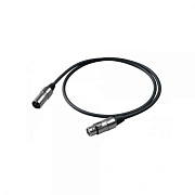 PROEL BULK250LU20 - микрофонный кабель, XLR (папа) <-> XLR (мама), длина - 20м