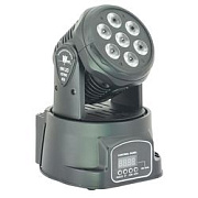 AstraLight NC-L18F вращающаяся  голова, WASH, 7 LED x 12W, DMX, авто, звук. актив. Master/ slave