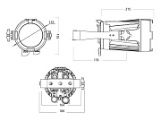 Светодиодный театрально-концертный всепогодный светильник  SS355XAEM MININOVA