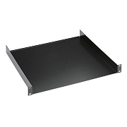 K&M 28481-000-55 19" рэковая полка, черная, 1U, 300 мм, 1,84 кг