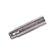 PROEL AT350 - проф. переходник - канон (штеккер, male) <-> канон (гнездо, female), металл