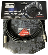 Кабель микрофонный XLINE Cables RMIC XLRM-XLRF 03