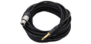 Cordial CCM 5 FP микрофонный кабель XLR female/джек моно 6.3мм, 5.0м, черный