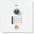 dbx ZC3 настенный контроллер. 4-позиционный поворотный селектор источников/зон оповещения/сценариев. Подключение Cat 5, 2xRJ45