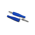INVOTONE J180 BL - джек моно, кабельный, 6.3 мм, цвет синий, корпус пластик