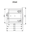 TANNOY CVS 601 - потолочный громкоговоритель, 100Вт,8Ом, коаксиальный, 6,5'+ 0,79', 74Гц-20кГц