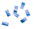 Конфетти металлизированное 10х20мм синее