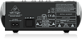 BEHRINGER QX602MP3 - микшер, 6 каналов, 2 микр. предусил. XENYX, USB МР3 плеер, British EQ, Multi FX